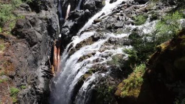 İngiliz Şelalesi Vancouver Adası, İngiliz Kolombiyası, Kanada