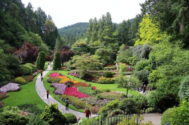 7-5-2025: Victoria, British Columbia, Kanada: Buchart Gardens