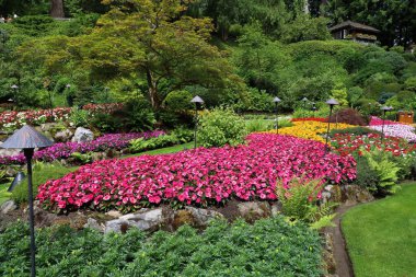 7-5-2025: Victoria, British Columbia, Kanada: Buchart Gardens