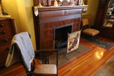 7-6-2025 Victoria, İngiliz Kolombiyası. Kanada: Victoria, British Columbia, Kanada 'daki Craigdarroch kalesi