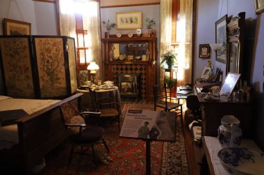 7-6-2025 Victoria, İngiliz Kolombiyası. Kanada: Victoria, British Columbia, Kanada 'daki Craigdarroch kalesi