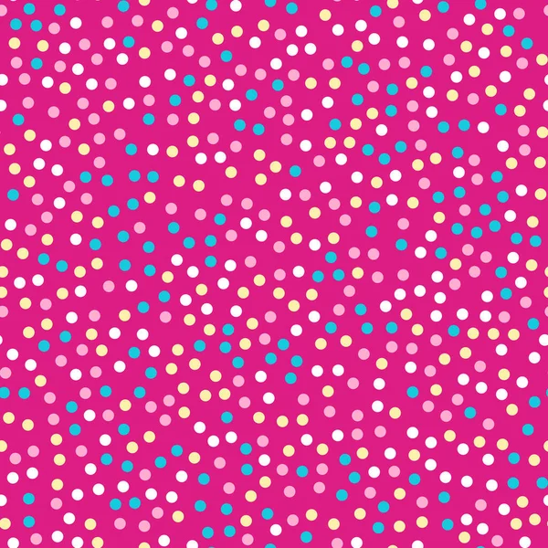 Seamless Pink Glitter Pattern Sparkle Confetti Background Little Girls Princess — Stock Vector