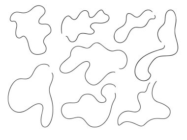 İnce çizgi dalgalı soyut vektör arkaplanı. Eğimli dalga deseni. Çizgi çizgili grafik şablonu. Vektör illüstrasyonu.