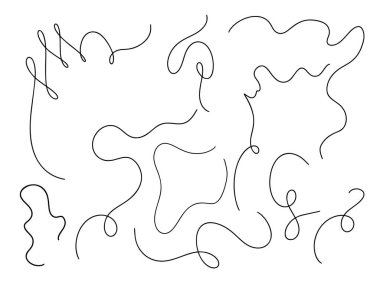 İnce çizgi dalgalı soyut vektör arkaplanı. Eğimli dalga deseni. Çizgi çizgili grafik şablonu. Vektör illüstrasyonu.