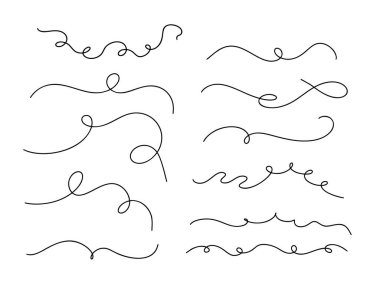 İnce çizgi dalgalı soyut vektör arkaplanı. Eğimli dalga deseni. Çizgi çizgili grafik şablonu. Vektör illüstrasyonu.