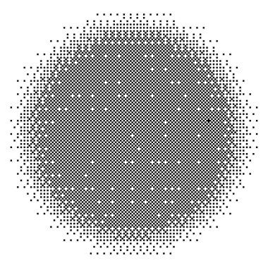 Piksel Soyut Şekil Sanat Yarıton Biçimi parçalanma arkaplanı. Çürüme etkisi. Dağılmış noktalı desen. Basit kare parçacıkları olan parçalanma kavramı, piksel mozaik dokular.