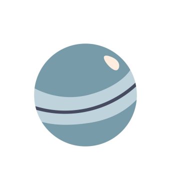 Plaj oyuncak topu tasarımı Eğlence etkinliği Neşe Rubber Oyuncak Topu Vektör Çizimi.