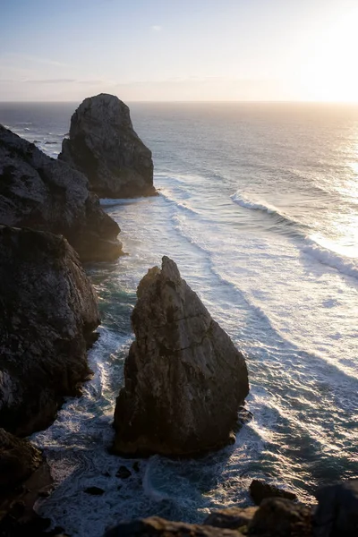 Portekiz Sintra Daki Cabo Roca Uçurumlarının Manzarası — Stok fotoğraf