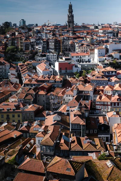 Vue Dessus Des Toits Vieille Ville Porto Portugal — Photo