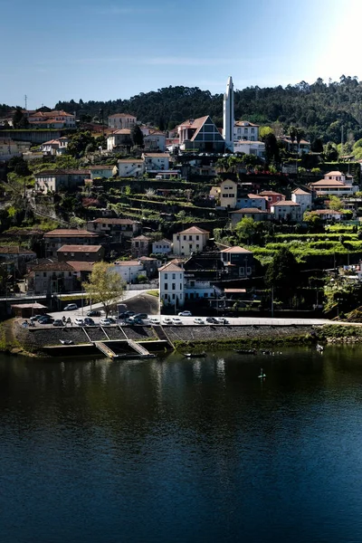 Douro Vadisi Yolundaki Nehir Manzarası — Stok fotoğraf