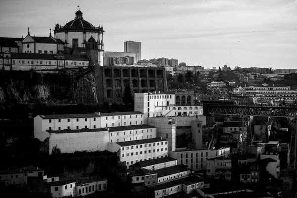 Άποψη Των Όχθων Του Ποταμού Douro Στη Vila Nova Gaia — Φωτογραφία Αρχείου