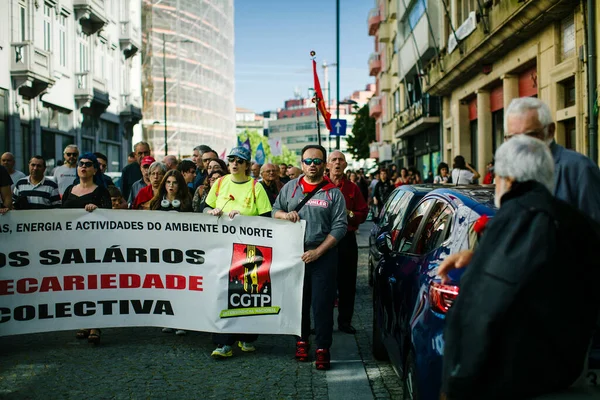 Порто Португалия Празднование Годовщины Революции Гвоздик Известной Апреля Военный Переворот — стоковое фото