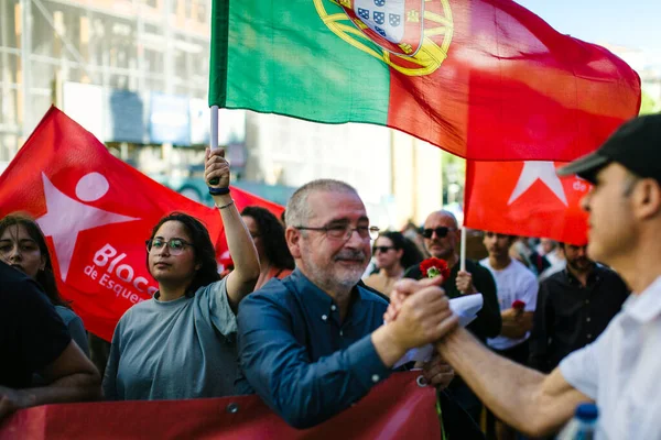 Porto Portugal Apr 2023 Årsdagen Firar Nejlikornas Revolution Även Känd — Stockfoto