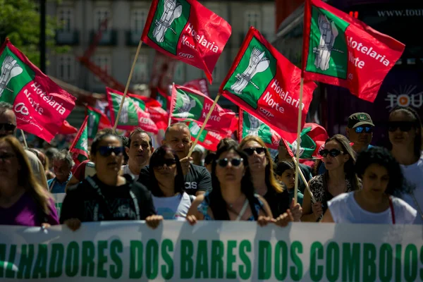 Порто Португаль Мая 2023 Года Время Празднования Дня Мая Историческом Стоковая Картинка