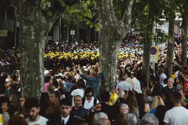 Porto Portugal Mei 2023 Porto Queima Das Fitas Parade Jaarlijkse — Stockfoto