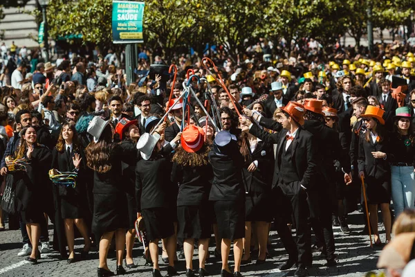Πορτο Πορτογαλια Μαϊου 2023 Παρέλαση Queima Das Fitas Parade Του — Φωτογραφία Αρχείου