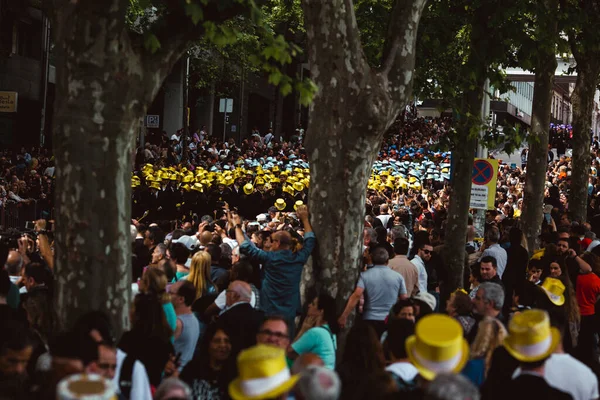 Porto Portugal Maj 2023 Portos Queima Das Fitas Parade Årlig — Stockfoto
