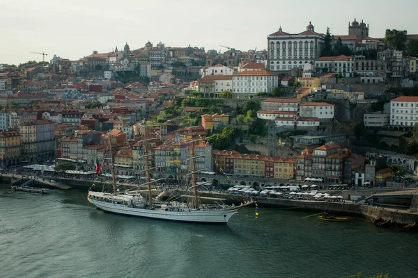 Porto Portugal Maio 2023 Navio Treinamento Sagres Está Porto Para — Fotografia de Stock