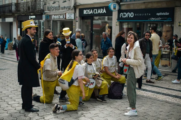 Porto Portugal Maio 2023 Dia Caridade Como Parte Queima Das — Fotografia de Stock
