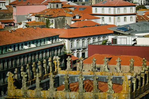 ポルトガルポルトの歴史的中心部のトップビュー — ストック写真