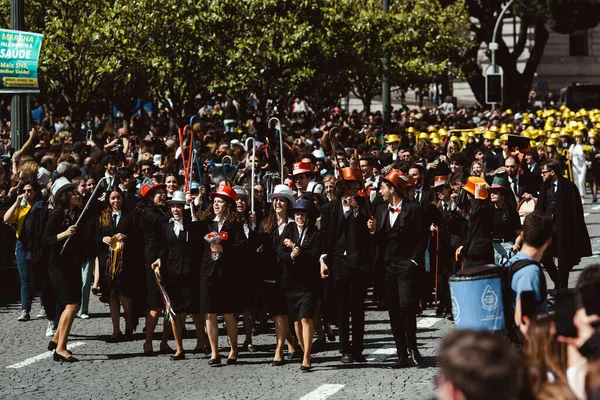 Porto Portugal Mai 2023 Queima Das Fitas Parade Porto Fête — Photo