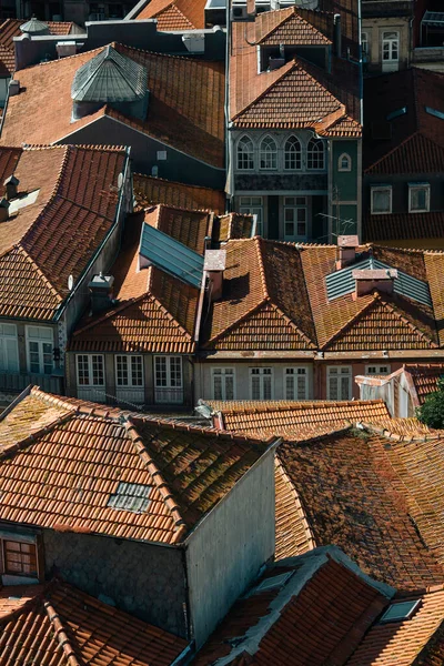 Uitzicht Het Dak Het Centrum Van Porto Portugal — Stockfoto
