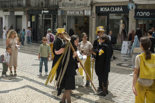 Porto Portugal Maio 2023 Dia Caridade Como Parte Queima Das — Fotografia de Stock