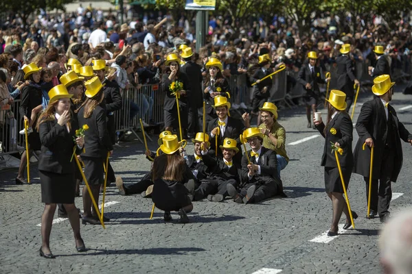 Porto Portugal Mai 2023 Queima Das Fitas Parade Porto Fête — Photo