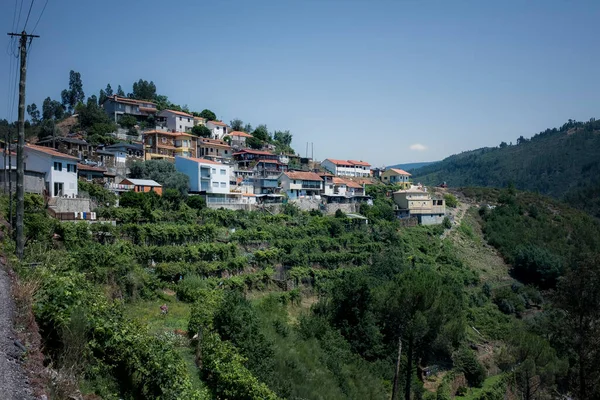 葡萄牙北部一个山村的居民 — 图库照片