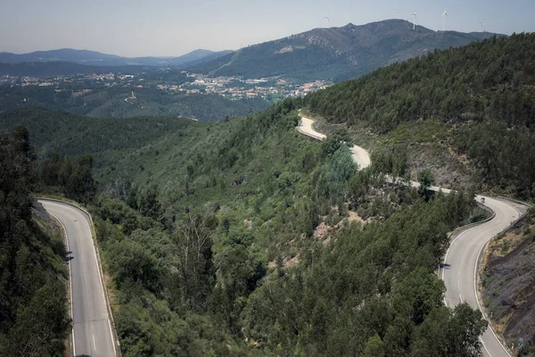 Droga Węży Górach Północnej Portugalii — Zdjęcie stockowe