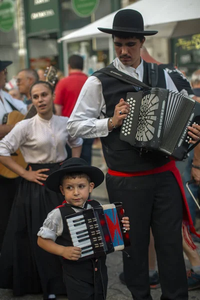 Порто Португаль 2023 Закрывая Неделю Фестиваля Святого Иоанна Популярные Шествия — стоковое фото