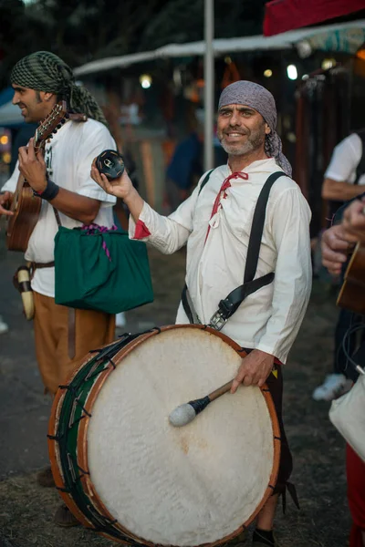 Porto Portugalsko Července2023 Během Každoročního Festivalu Piráti Leca Palmeira Hradě — Stock fotografie