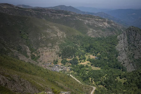 Den Gamla Bosättningen Ravinen Norra Portugisiska Bergen — Stockfoto