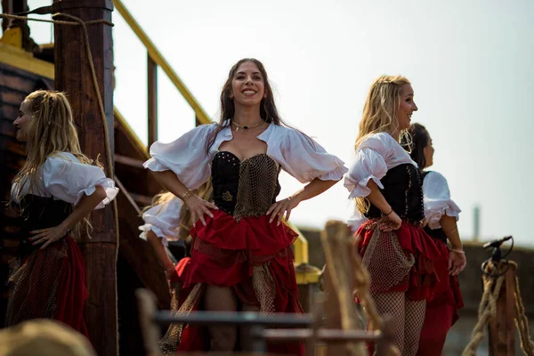 Orto Portugal Jul 2023 Під Час Щорічного Фестивалю Pirates Leca — стокове фото