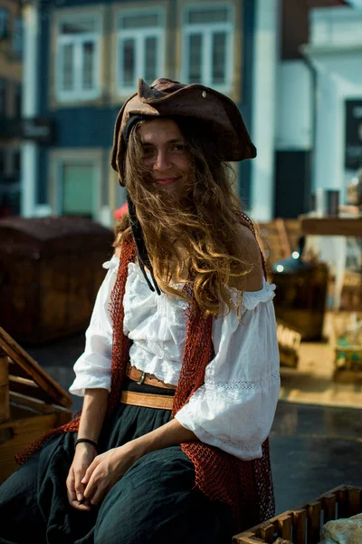 Porto Portogallo Luglio 2023 Durante Annuale Festa Dei Pirati Leca — Foto Stock