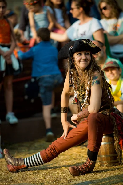 Porto Portugal Jul 2023 Durante Festival Anual Piratas Leca Palmeira — Foto de Stock
