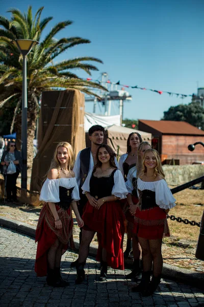 Porto Portugal Jul 2023 Tijdens Het Jaarlijkse Pirates Leca Palmeira — Stockfoto
