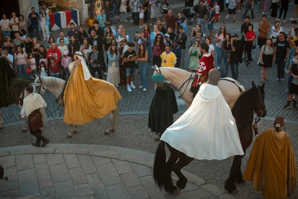 Santa Maria Feira Portugal 2023 Durante Festival Anual Viagem Medieval — Fotografia de Stock