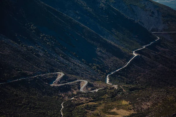 Droga Przez Serra Estrella Portugalii — Zdjęcie stockowe