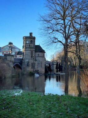 The River Ouse in flood clipart