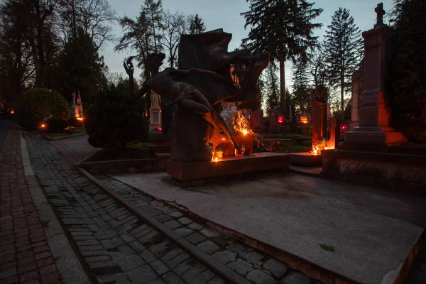Lviv Ukraine November 2022 Lytschakiv Cemetery State History Culture Museum — Stockfoto