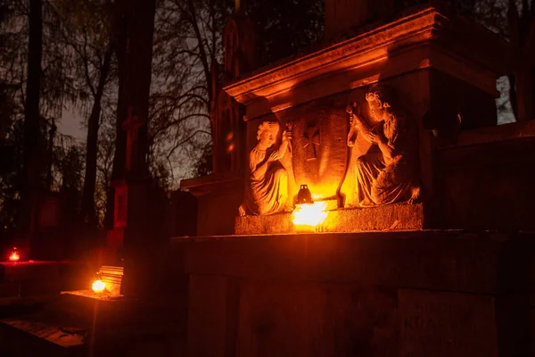 Lviv Ucraina Novembre 2022 Lychakiv Cimitero Stato Storia Cultura Museo — Foto Stock