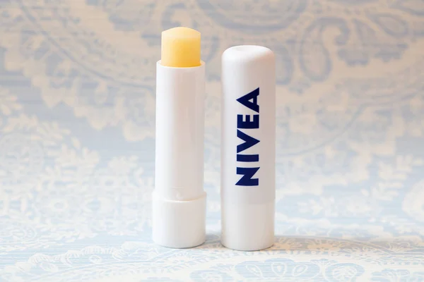 stock image Beiersdorf, Germany - December 5, 2022: Nivea caring lip balm