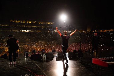 Lviv, Ukraine - August 14, 2021: Ukrainian Song Project 2021. Ukrainian band SKAI