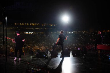 Lviv, Ukraine - August 14, 2021: Ukrainian Song Project 2021. Ukrainian band SKAI