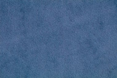 Tasarım amacı için mavi kadife dokulu tekstil arkaplanı