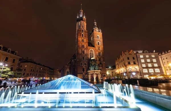 Krakau Polen Oktober 2019 Marien Basilika Kirche Unserer Lieben Frau — Stockfoto