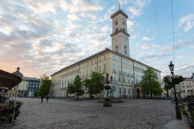 Lviv, Ukrayna - 6 Mayıs 2023: Lviv Belediyesi