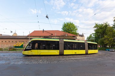 Lviv, Ukrayna - 6 Mayıs 2023: Lviv 'deki Antik Sokak