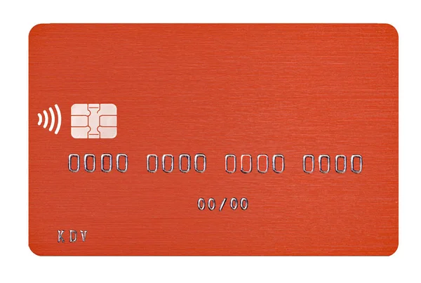 Debitkarte Nahaufnahme Auf Transparentem Hintergrund Für Design Zwecke — Stockfoto